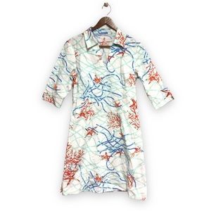 J McLaughlin Nautical Dress - Pristine Condition!